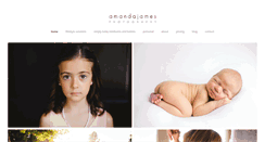 Desktop Screenshot of amandajamesphotography.com